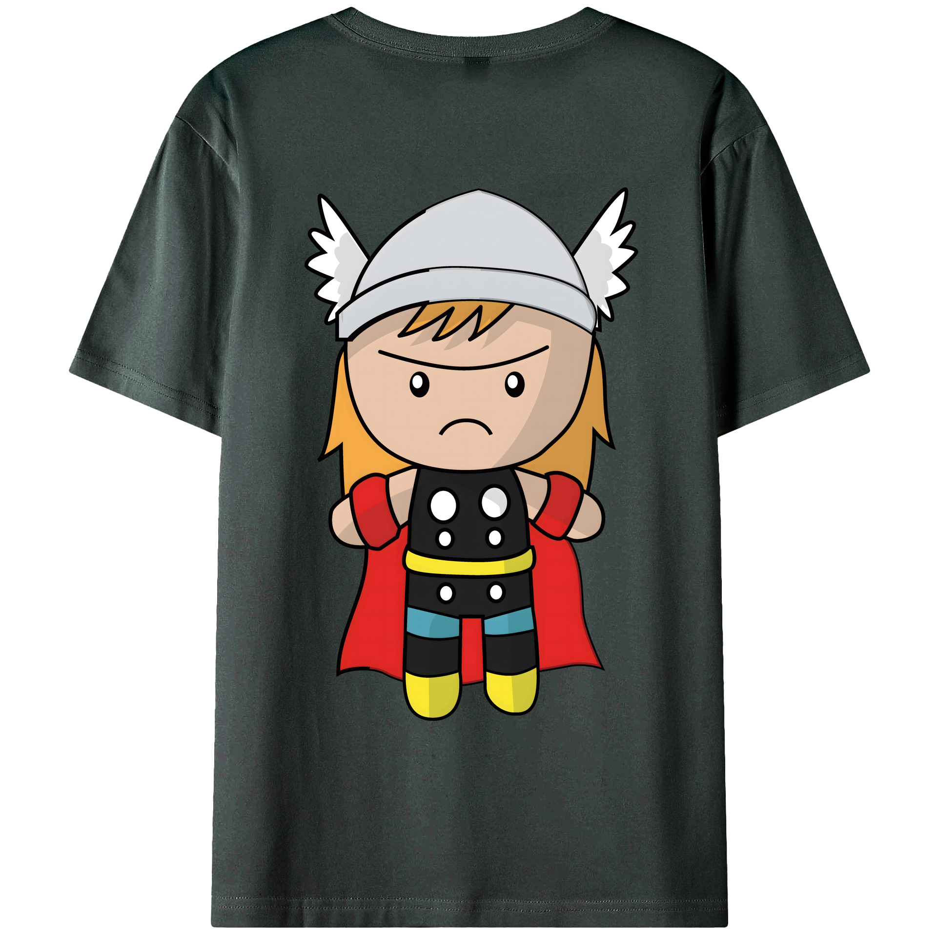 （画像用） アベンジャーズ The Avengers 綿100％ メンズ半袖Tシャツ（バックプリント） 通気性